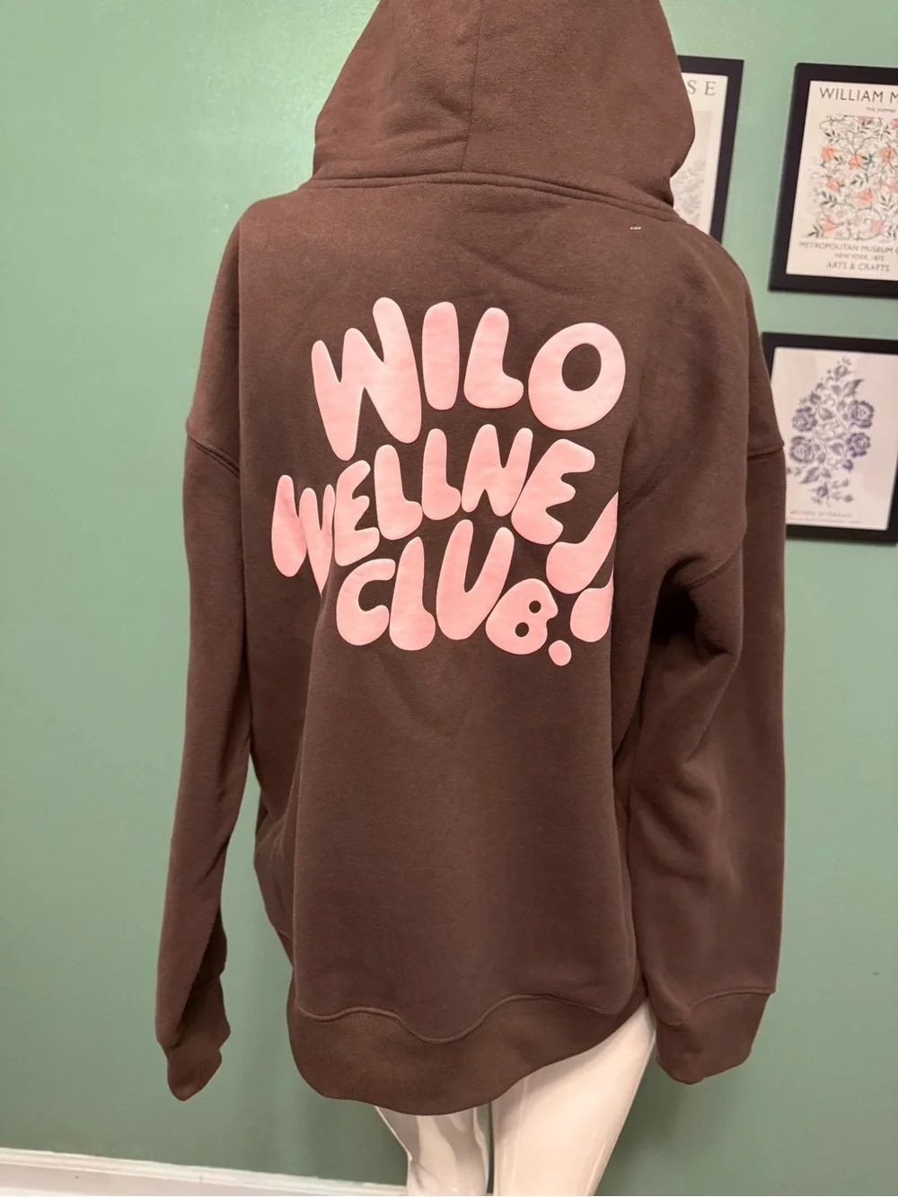 WILO The Label Wellness Club Active Set S Brown Hoodie Legging Lounge Travel NWT